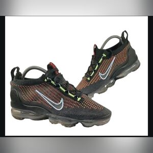 Nike Air Vapormax 2021 FK Multicolor Black LimeDO5886-900 men's 8.5,Women's 10